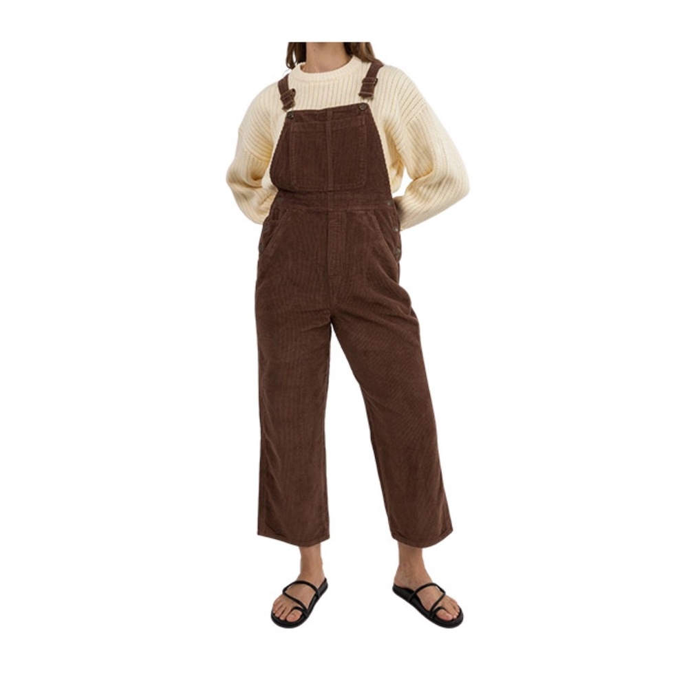 Rhythm Brodie Corduroy Jumpsuit - Brown - Picture 2 of 9
